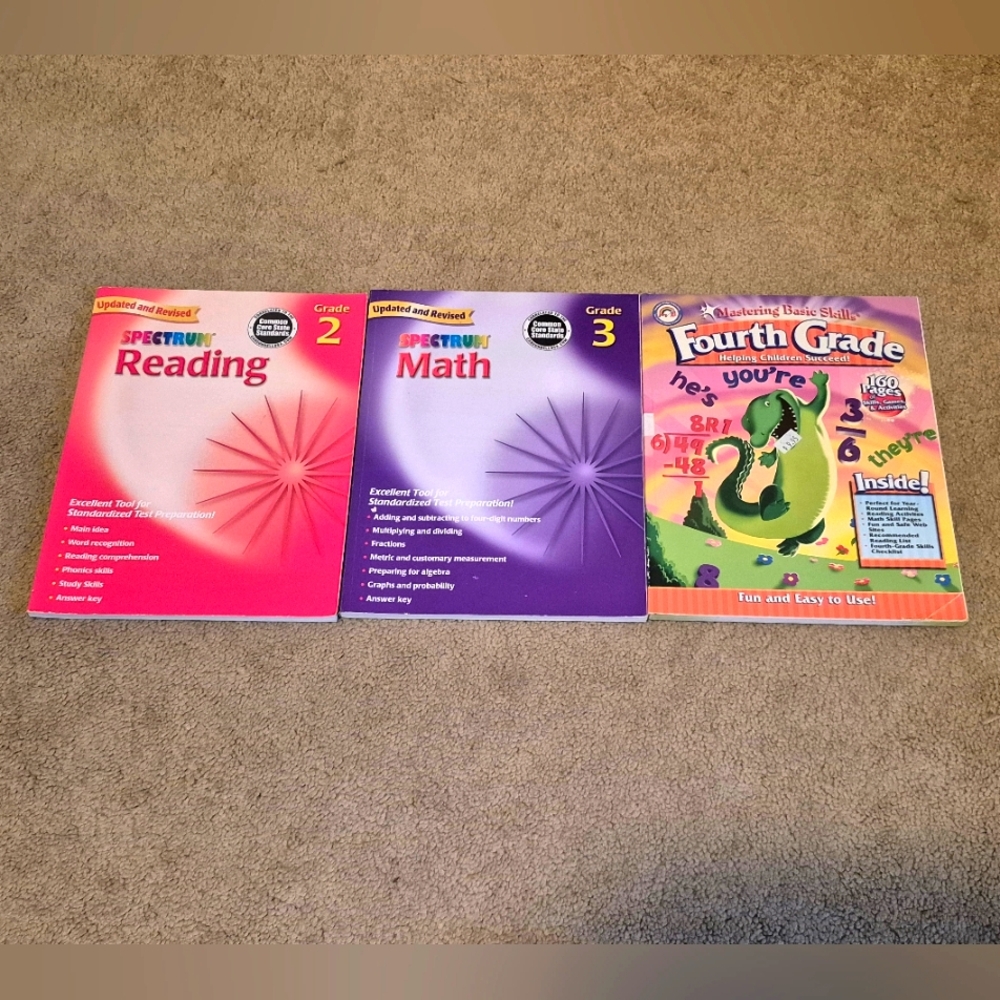 Bundle Spectrum Reading and Math Workbooks
